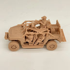 1/72 Scale DAGOR A1 Ultralight Tactical Assault Vehicle Resin Model Kit (5 Figures) - Modern Reconnaissance