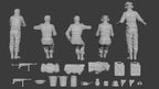 1/35 German PzKpfw IV Tank Crew (5 Fig) Resin Kit | Diorama Accessories