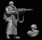 1/35 Scale "Prussian God of War" Heavy Machine Gunner Resin Figure - Historical-Fantasy Kit