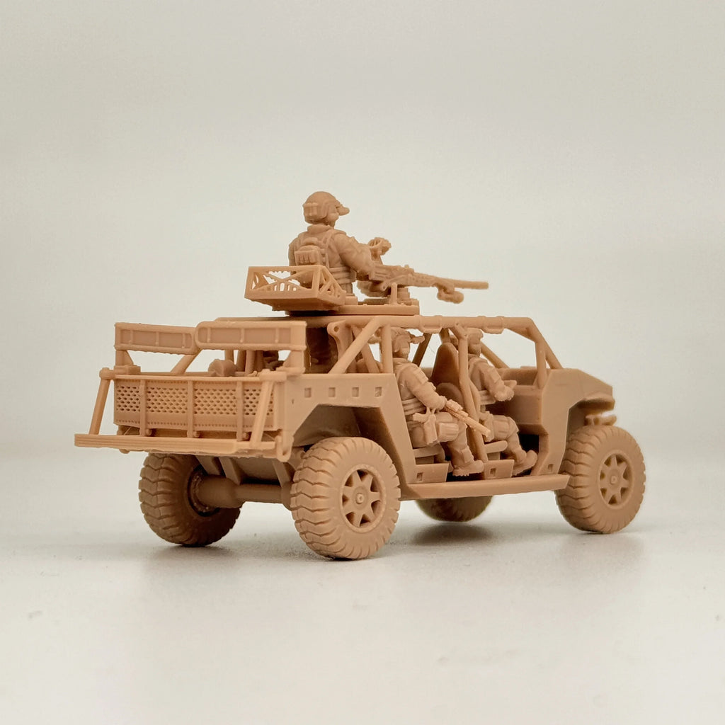 1/72 Scale DAGOR A1 Ultralight Tactical Assault Vehicle Resin Model Kit (5 Figures) - Modern Reconnaissance