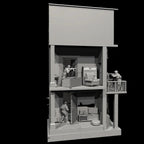 1/35 Scale Resin Soldier Figure Scene | Counter-Terrorism Diorama (8 Soldiers + Scene Platform) | Self-Assembled Model Kit