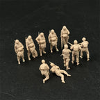 1/72 Scale WWII US Paratroopers / Infantry Action Figures Resin Model Kit (10+ Figures) - Normandy / Airborne Assault