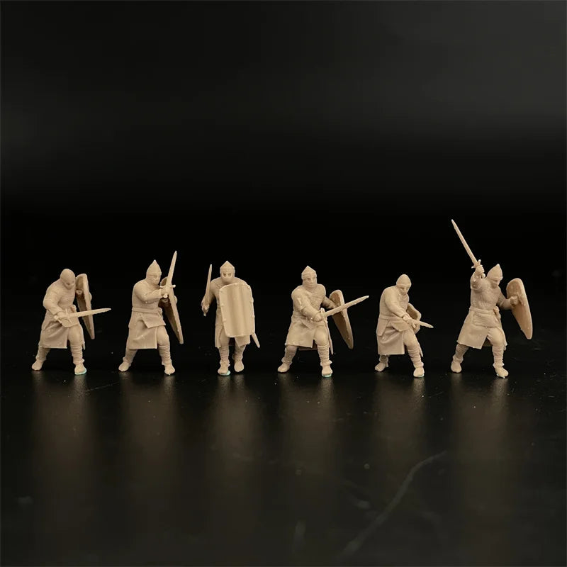 1/72 Scale Teutonic Order / Medieval Knight Cavalry & Crossbowman Resin Figure Set (23 Figures) - Battle of Tannenberg