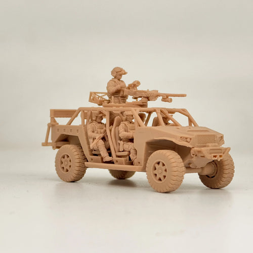 1/72 Scale DAGOR A1 Ultralight Tactical Assault Vehicle Resin Model Kit (5 Figures) - Modern Reconnaissance