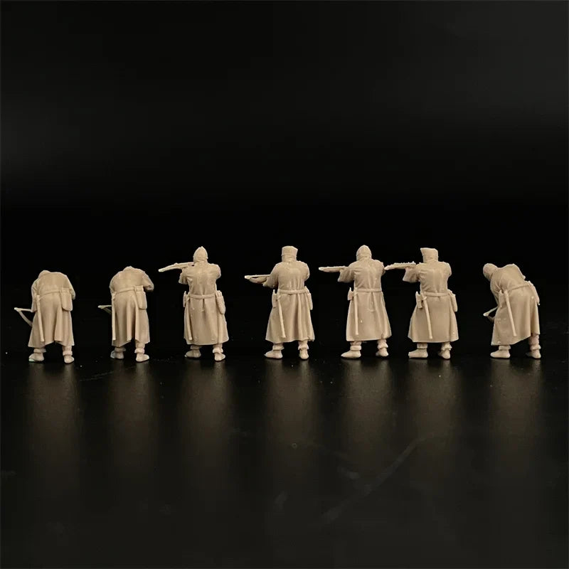 1/72 Scale Teutonic Order / Medieval Knight Cavalry & Crossbowman Resin Figure Set (23 Figures) - Battle of Tannenberg