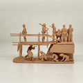 1/72 Scale Vietnam War Bridge / Bunker Ambush Scene Resin Diorama Kit (10+ Figures) - US & VC Combat Miniature