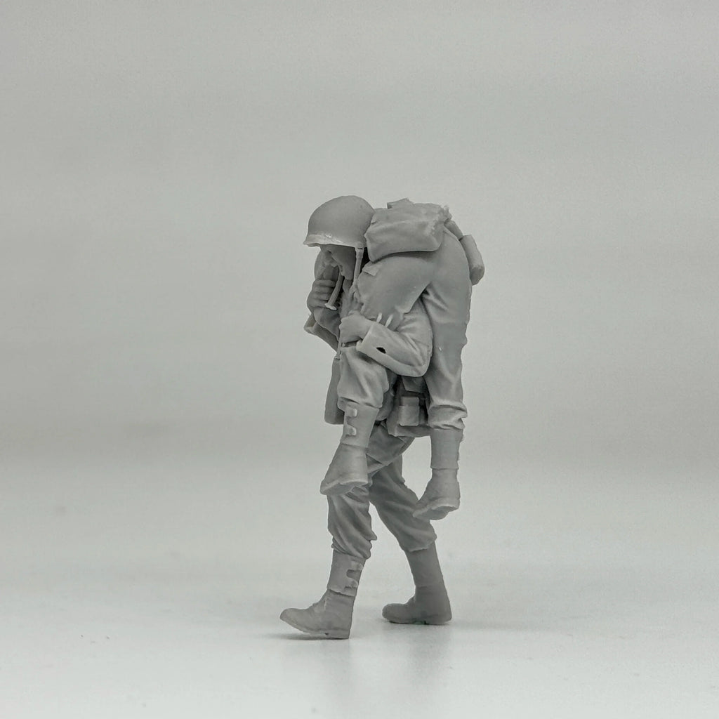 1/35 US Army Medical Rescue Duo Resin Kit | Okinawa Carry Scene WWII