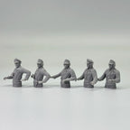 1/35 German Tank Commander Set (5 Fig) Resin Kit | Full/Half Body Vers.