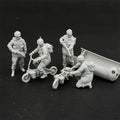 1/35 WWII British Paratrooper Figure Set | Welbike & CLE Canister Kit