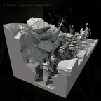 The height of man 38mm 50mm Resin Soldier model kits figure colorless and self-assembled TD-7478+3D