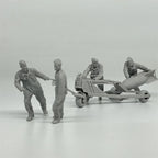 1/35 German Luftwaffe Ground Crew Resin Kit | Bomb Loading Scene (4 Fig)