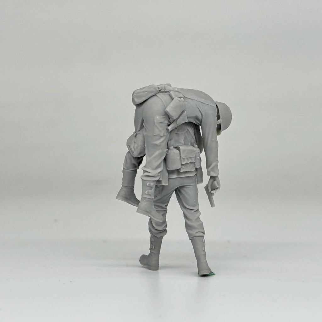 1/35 US Army Medical Rescue Duo Resin Kit | Okinawa Carry Scene WWII