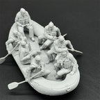 1/35 Scale WWII German Navy Officer's Raft | High-Detail Resin Model Kit