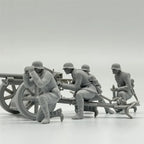 1/35 German PaK 38 Anti-Tank Gun w/ 4 Crew Resin Kit | WW2 Military