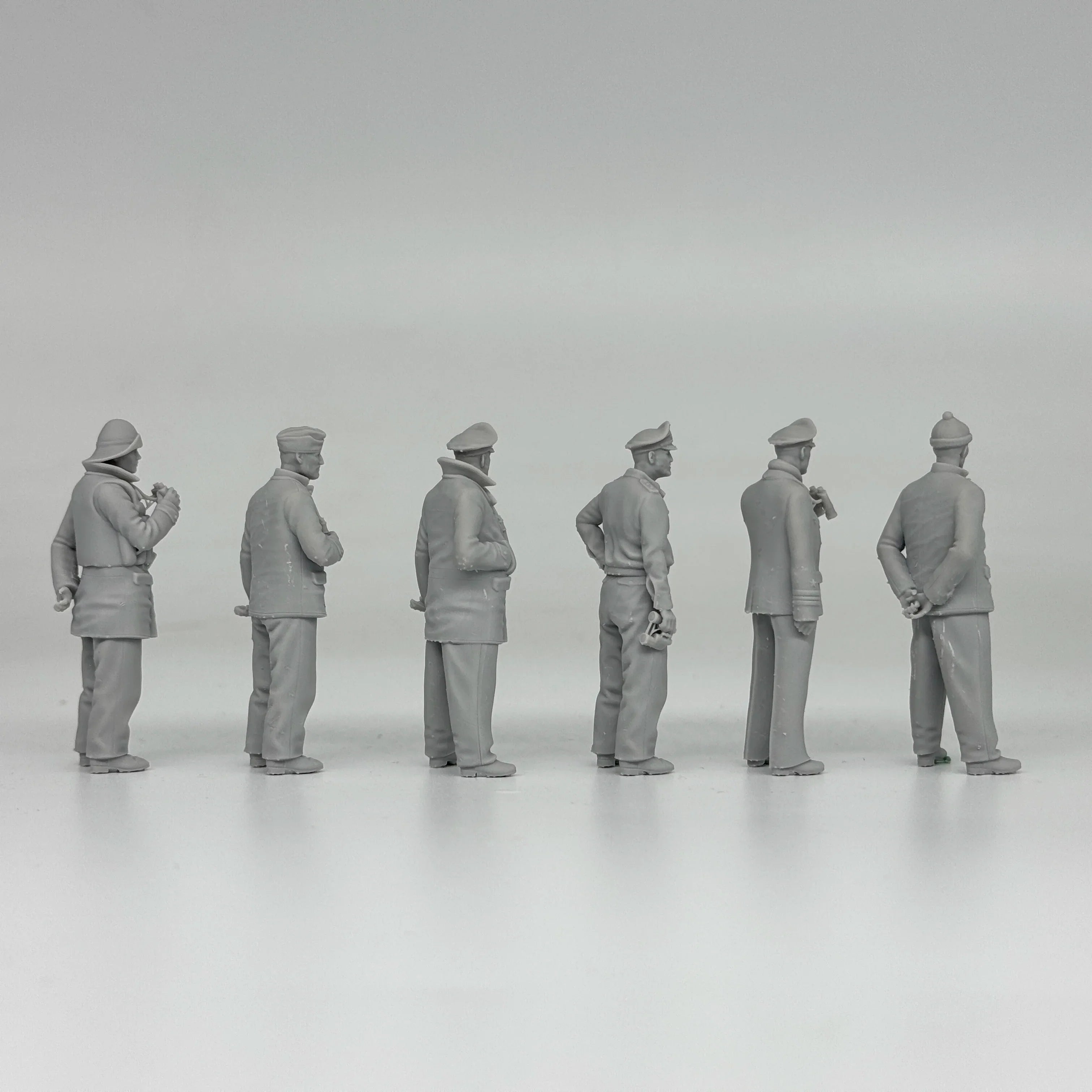 1/35 German U-Boat Crew (6 Fig) Resin Kit | Kriegsmarine Miniature Set