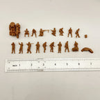 1/72 Scale German Panzergrenadier Combat Group Resin Figure Set (16 Figures) - Tiger Tank Support & Wargaming