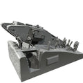 1/35 Scale WWI Tank (Tadpole) Scene | Resin Soldier Figure Set (6 Figures + Platform) | Self-Assembled Model Kit