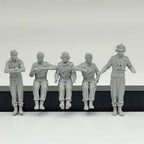 1/35 German PzKpfw IV Tank Crew (5 Fig) Resin Kit | Diorama Accessories