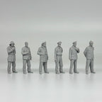 1/35 German U-Boat Crew (6 Fig) Resin Kit | Kriegsmarine Miniature Set