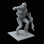 1/24 Scale US Navy SEAL Operator Resin Figure Kit - Dynamic CQB Pistol Action Miniature