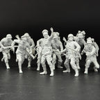 1/35 German Charging Soldiers & Officers (9 Fig) Resin Kit | Assault Scene
