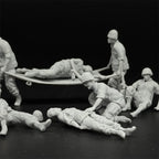 1/35 US Military Vietnam Rescue Figure Set | Stretcher & Medics Kit
