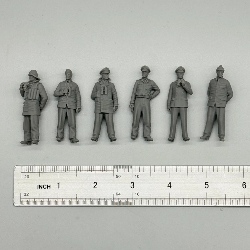1/35 German U-Boat Crew (6 Fig) Resin Kit | Kriegsmarine Miniature Set