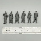1/35 German U-Boat Crew (6 Fig) Resin Kit | Kriegsmarine Miniature Set