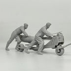 1/35 German Luftwaffe Ground Crew Resin Kit | Bomb Loading Scene (4 Fig)