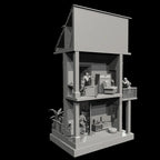 1/35 Scale Resin Soldier Figure Scene | Counter-Terrorism Diorama (8 Soldiers + Scene Platform) | Self-Assembled Model Kit