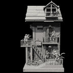 1/35 Scale Resin Soldier Figure Scene | Counter-Terrorism Diorama (8 Soldiers + Scene Platform) | Self-Assembled Model Kit