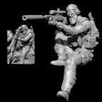 1/35 Scale US Modern Tactical Sniper Figure Kit - Long Range Marksman Miniature