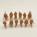 1/72 Scale WWII German Army Grenadiers Resin Figure Set (12 Figures) - Ardennes/Late War Infantry
