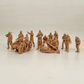 1/72 Scale German Panzergrenadier Combat Group Resin Figure Set (16 Figures) - Tiger Tank Support & Wargaming