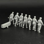 1/35 German Paratrooper Set (7 Fig) Resin Kit | Fallschirmjäger Miniature