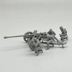 1/35 German PaK 38 Anti-Tank Gun w/ 4 Crew Resin Kit | WW2 Military