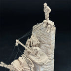 1/72 Scale WWI Italian Alpine Soldiers & Artillery Haul Diorama Resin Kit (11 Figures) - White War Miniatures