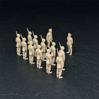 1/72 Scale WWII German Army Inspection / Formation Scene Resin Figure Set (13 Figures) - Military War Gaming