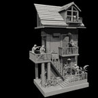 1/35 Scale Resin Soldier Figure Scene | Counter-Terrorism Diorama (8 Soldiers + Scene Platform) | Self-Assembled Model Kit