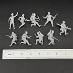 1/35 German Charging Soldiers & Officers (9 Fig) Resin Kit | Assault Scene