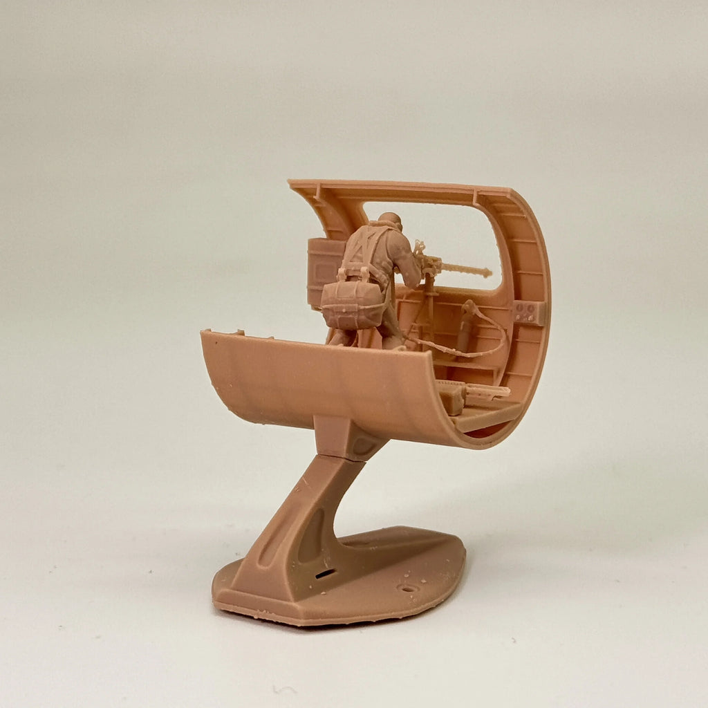 1/48 & 1/72 Scale WWII B-17 Flying Fortress Gunner / Ball Turret Crew Resin Model Kit - B-17 Flying Fortress