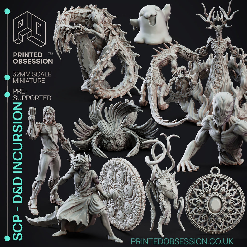 SCP D&D Incursion Miniatures | Fantasy | Printed Obsession