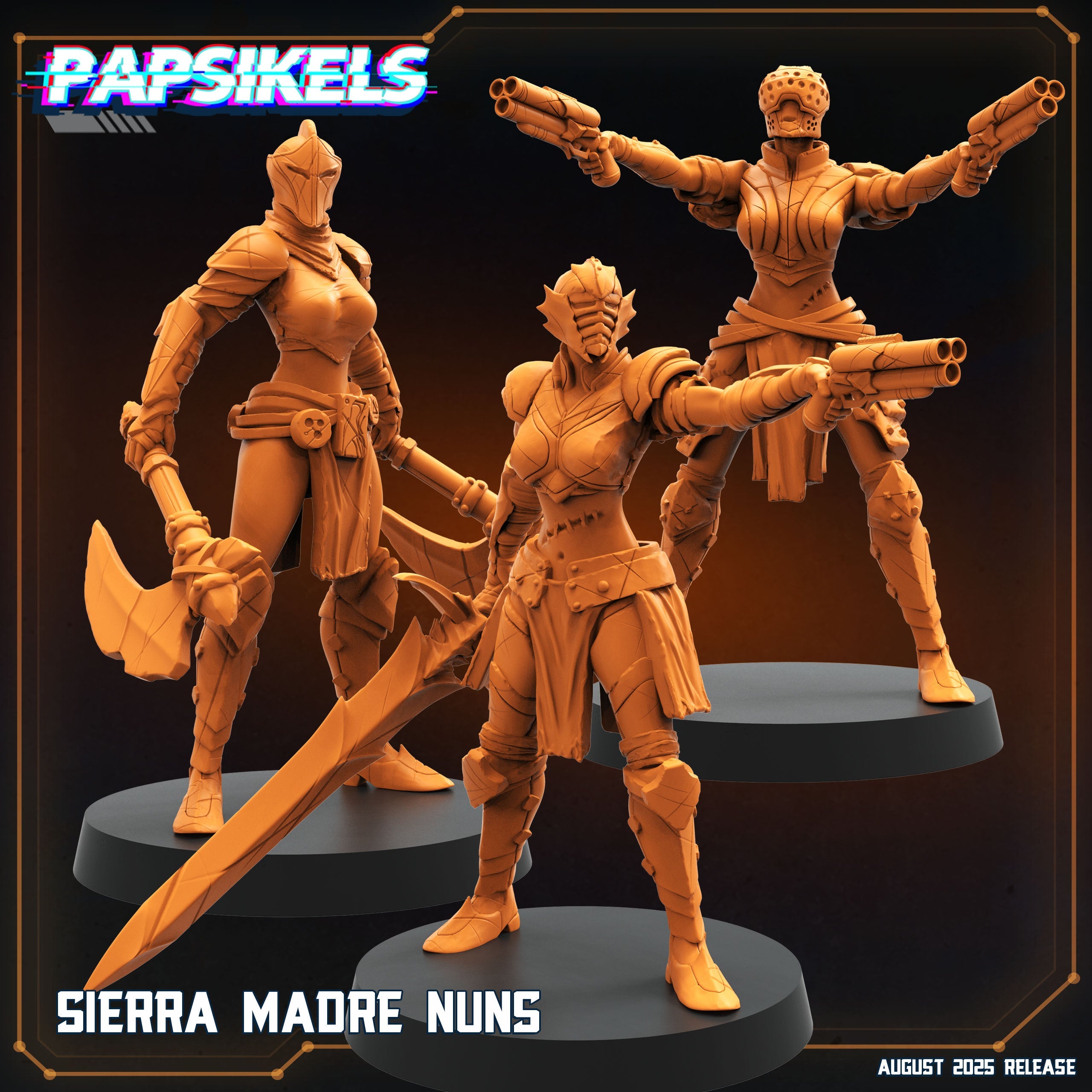 Sierra Madre Nun Miniatures | Trench Grimdark | Papsikels