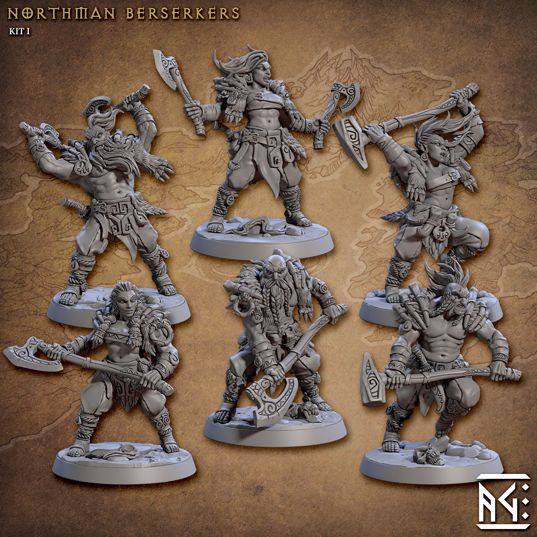 Skutagaard Northmen Saga II Miniatures (Full Set) | Fantasy D&D Miniature | Artisan Guild