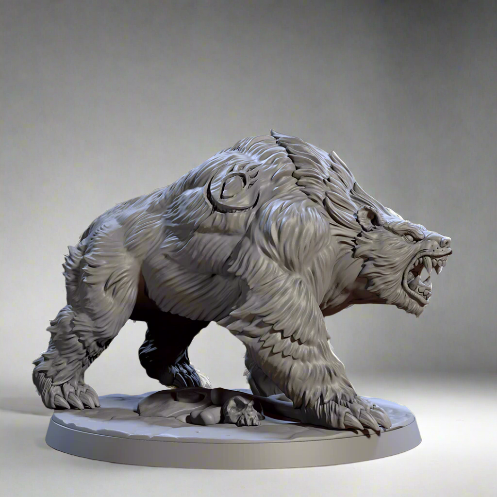 Bear Gauldurbjorn | Skutagaard Northmen Saga II | Fantasy D&D Miniature | Artisan Guild