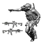 1/24 Scale US Navy SEAL Operator Resin Figure Kit - Dynamic CQB Pistol Action Miniature