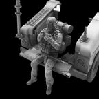 1/35 US Navy SEAL Resin Kit | Soldier Resting & Eating Diorama Figure