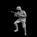 1/35 Scale WWII German Infantry SMG Gunner Resin Figure Kit - Urban Combat Miniature