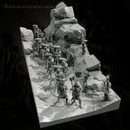 The height of man 38mm 50mm Resin Soldier model kits figure colorless and self-assembled TD-7478+3D