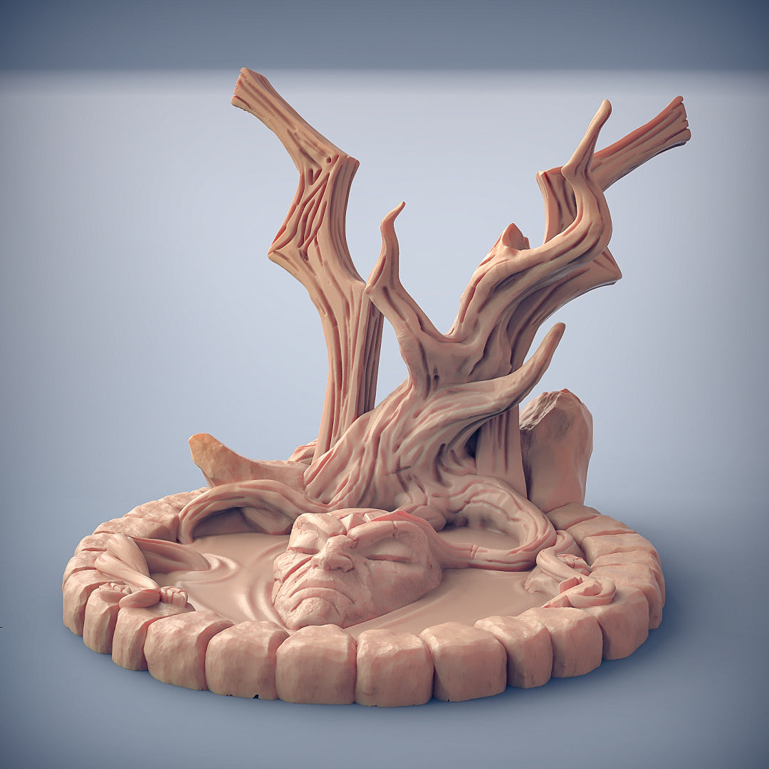 Sacred Well | Deepwood Alfar | Fantasy D&D Miniature | Artisan Guild
